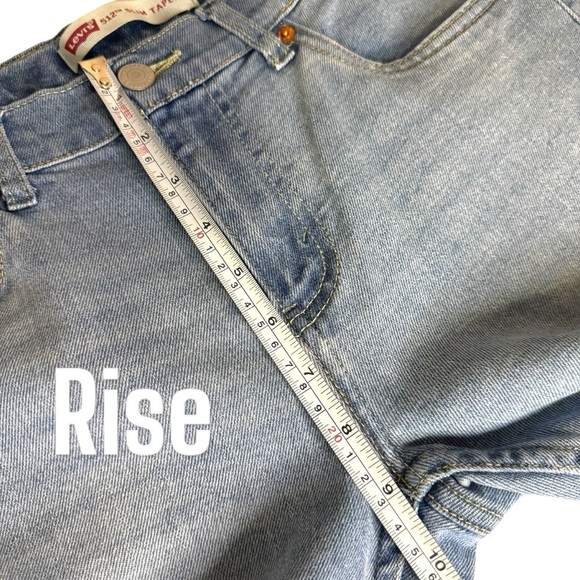 Levi’s 512 Slim Taper Light Wash denim jeans girls 16 regular - Picture 8 of 11